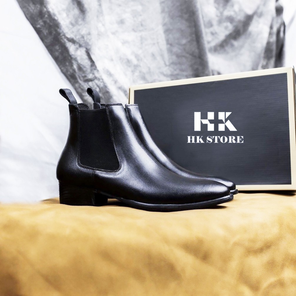 GIÀY CHELSEA BOOTS DA BÒ CAO CẤP KIỂU DÁNG HOT NHẤT - BẢO HÀNH 12 THÁNG | BigBuy360 - bigbuy360.vn