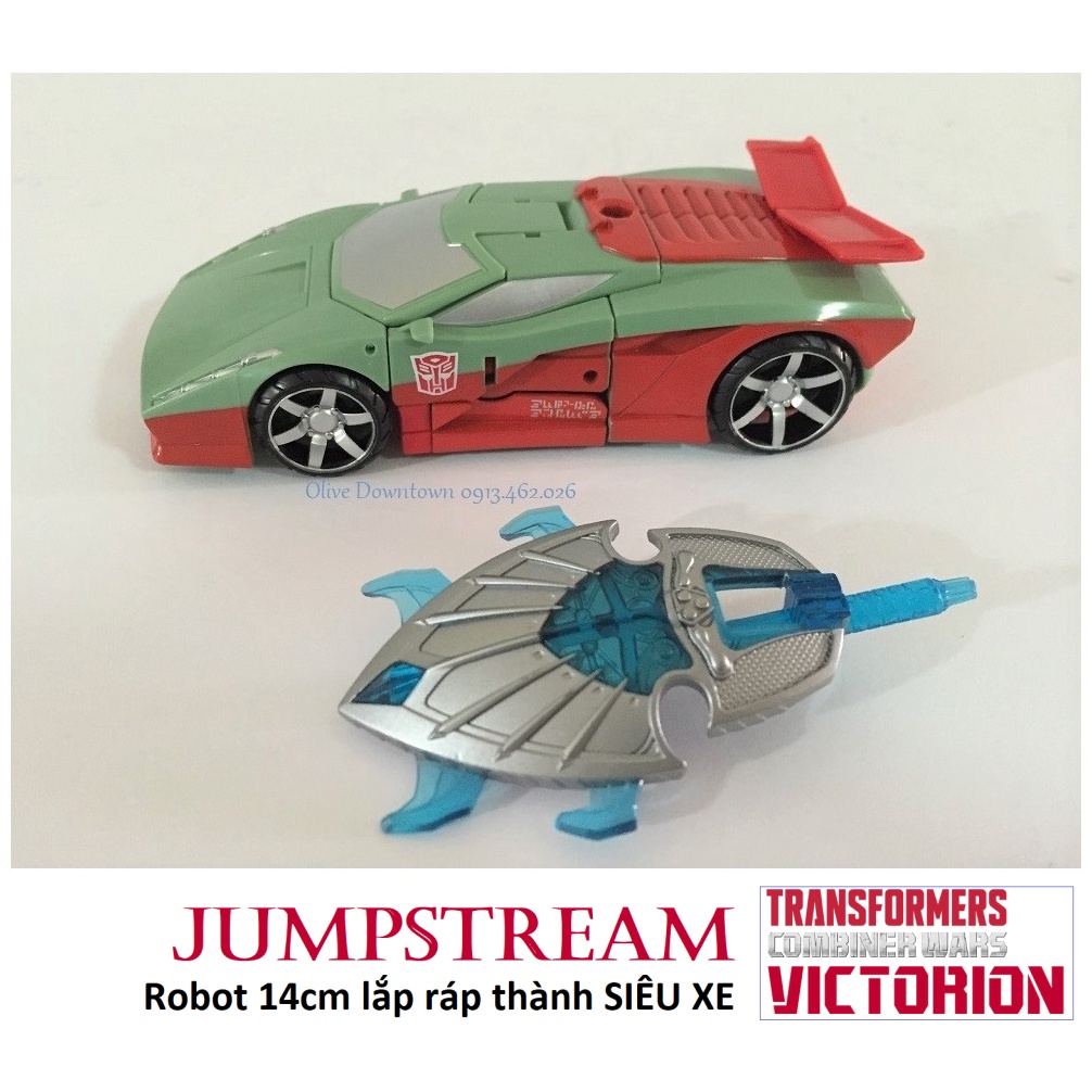 🔰 Bộ 2 Robot 14cm lắp ráp thành 2 mẫu SIÊU XE khác nhau - Transformers Combiner Wars