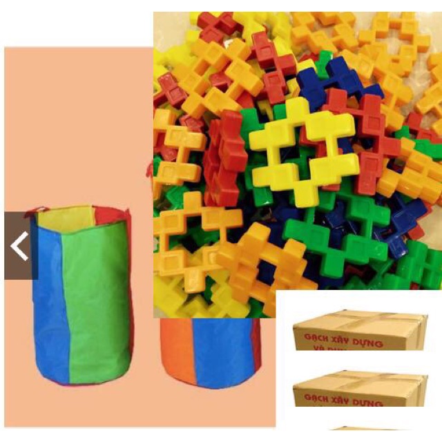 Combo xếp hình Montessori xếp hình chữ thập