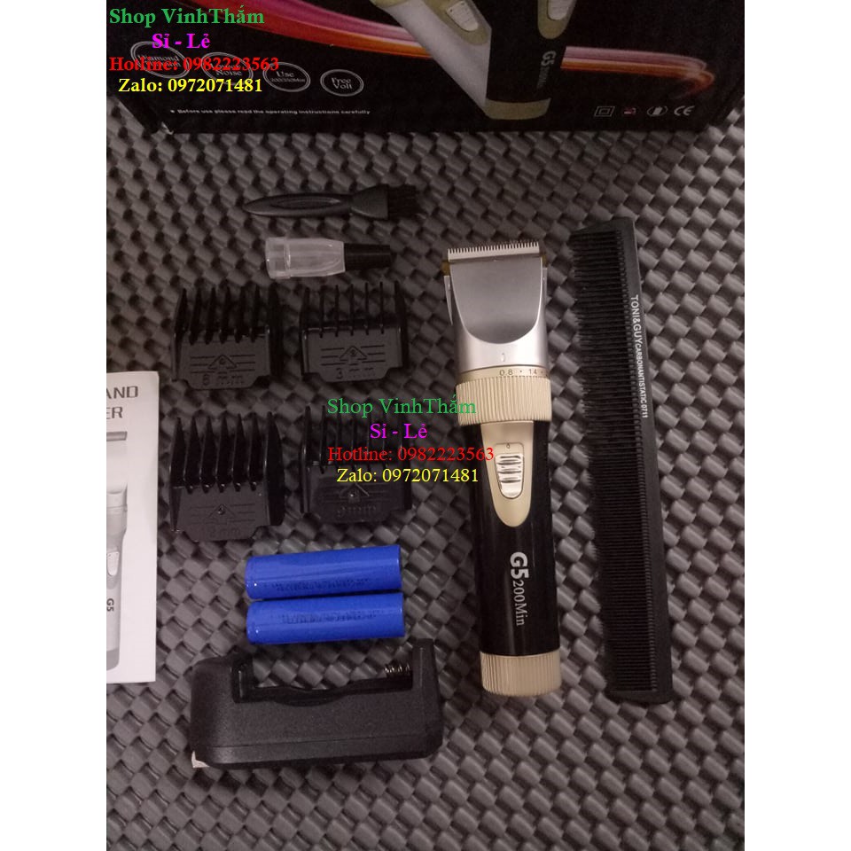 Tông đơ cắt tóc gia đình G5[TẶNG KÈM LƯỢC TONIGUY CHUYÊN NGHIỆP]