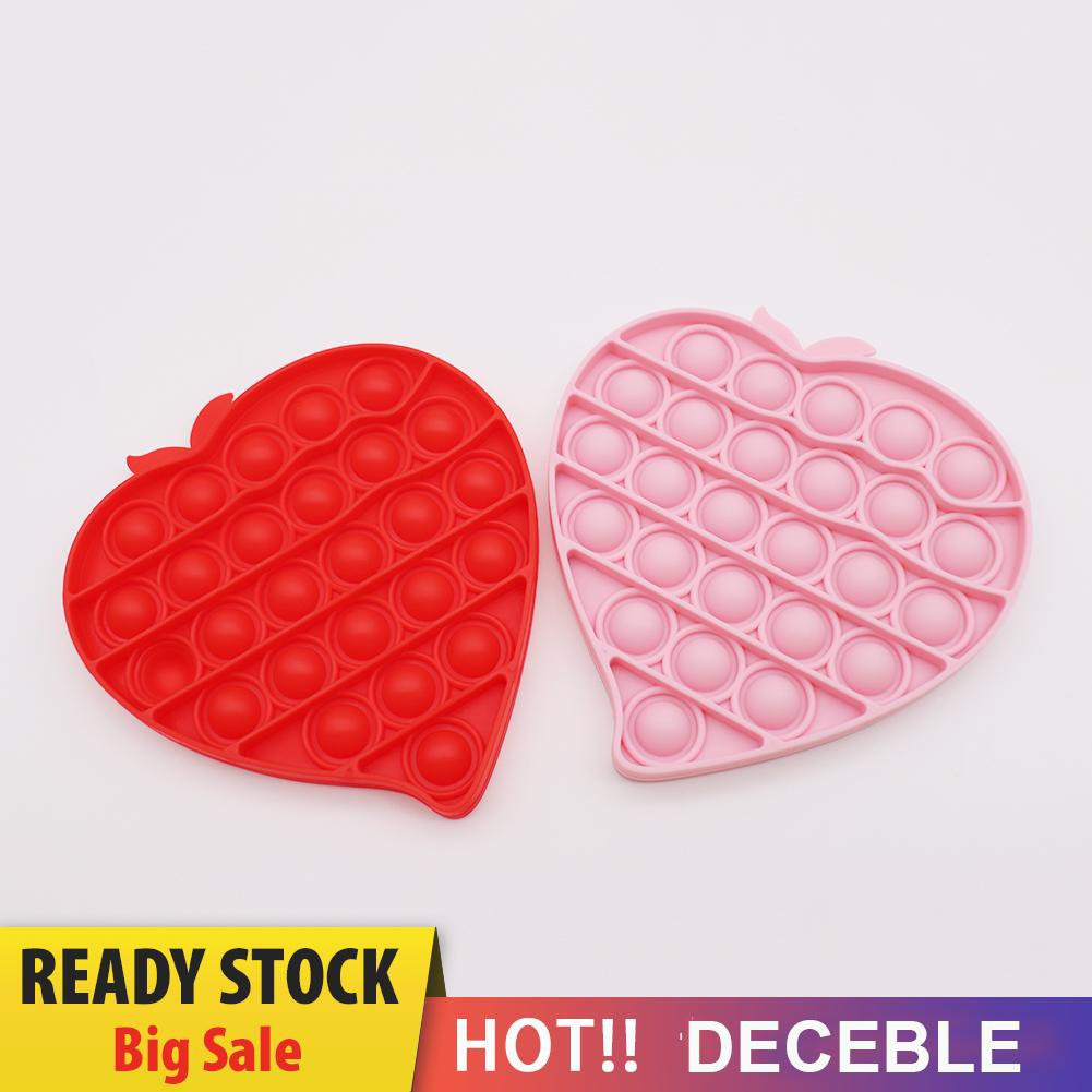 Pop It Fidget Đồ chơi Fruit Shape Push Bubble Sensory Đồ chơis Autism Anti-stress Đồ chơis Puzzle Game