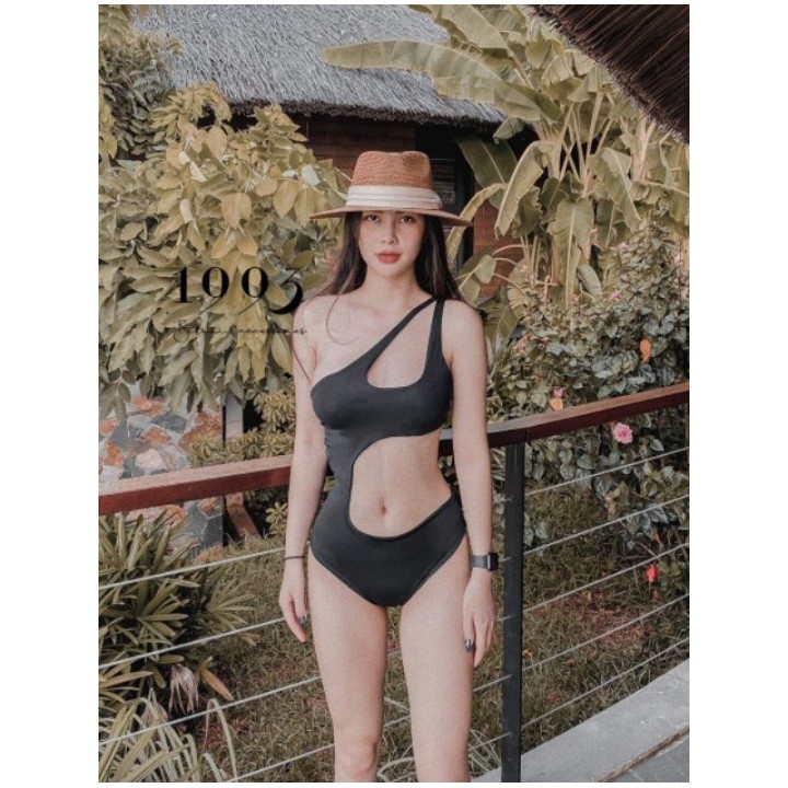 Bikini đồ bơi đi biển phong cách 1 mảnh khoét bụng hở ngực sexy