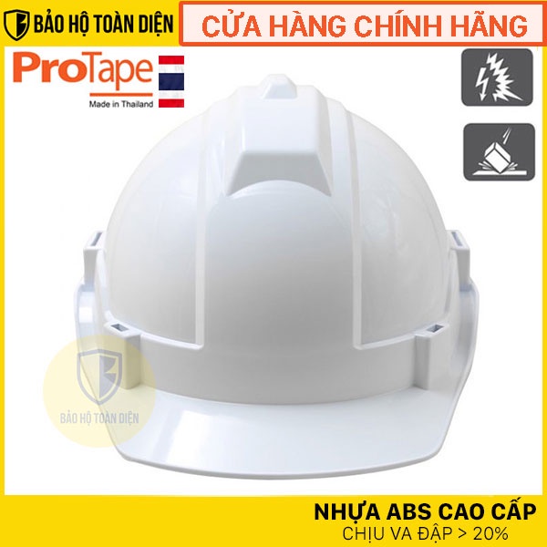 (RẺ, CHÍNH HÃNG) Nón bảo hộ nhập khẩu Thái Lan Protape. Có núm vặn điều chỉnh