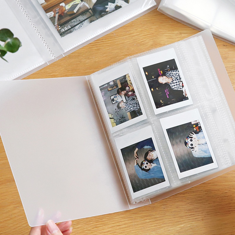 Transparent PVC Interstitial Album Book Simple Matte Card Album