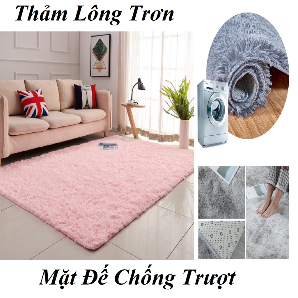 THẢM LÔNG ĐA NĂNG TRẢI SÀN NHÀ PHÒNG BẾP NHÀ ĂN PHÒNG KHÁCH PHÒNG NGỦ KÍCH THƯỚC 1M6X2M3 - THẢM LÔNG DECO