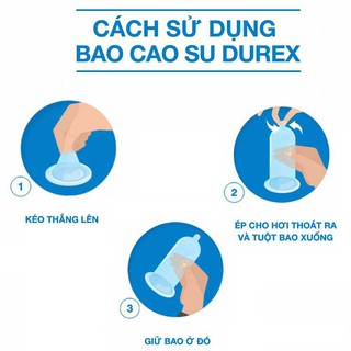 (CHE TÊN)Bao cao su Durex Fetherlite 3 bao