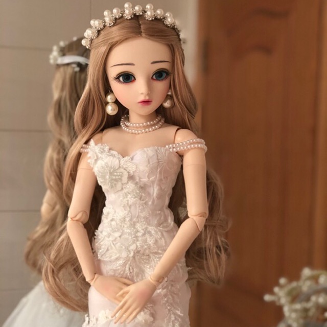 Búp bê bjd 60cm mặc váy đuôi cá