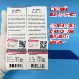 LineaBon K2+D3 🔸 [FREESHIP] 🔸 Bổ sung vitamin K2, D3