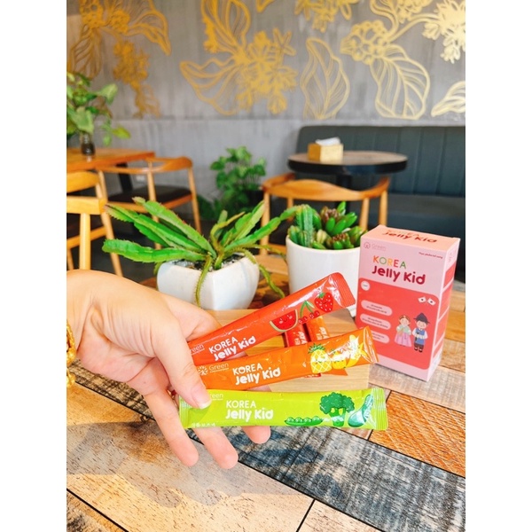 Thạch Hàn JENLLY KOREA bổ sung chất xơ, DHA, vitamin tổng hợp cho bé