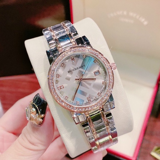 đồng hồ đeo tay nữ Burberry full box dây thép không gỉ hàng đẹp thời trang cao cấp chống  nước bảo hành 12 tháng -DH15 | BigBuy360 - bigbuy360.vn