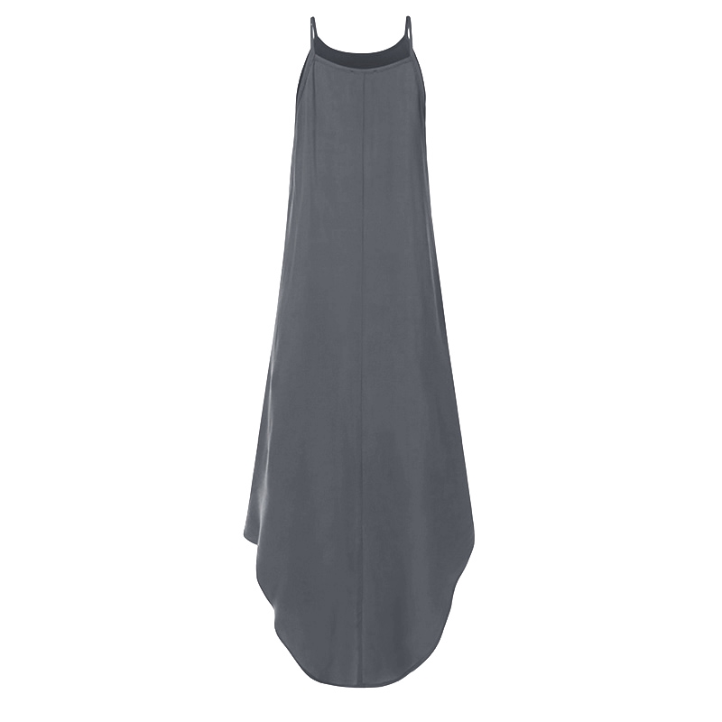 Đầm Maxi ZANZEA sát nách thiết kế đơn giản có size lớn