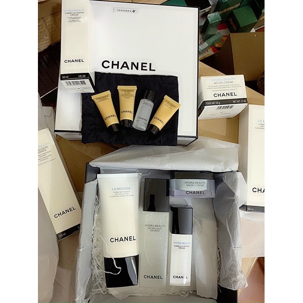Set Bộ Dưỡng Da Chanel Hydra Beauty 8 món