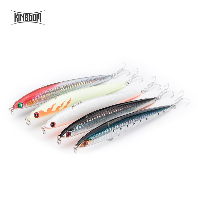 Kingdom Mồi Câu Cá Giả Pencil Loại Chìm Không Môi 17g 30g Chất Lượng Tốt Cho Cá Rô Cá Chép