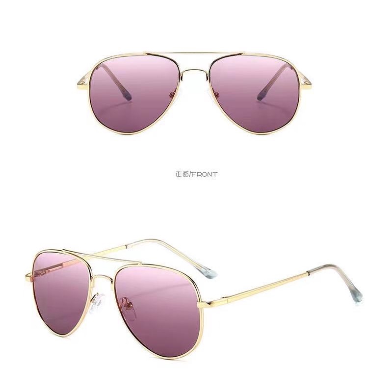 Kính mát gọng kim loại nhiều màu sắc thời trang cho bé