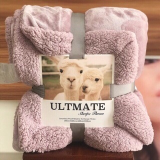 (Ảnh Thật 100%) Chăn lông cừu ultimate hàng nhập 2mx2m3