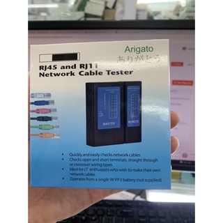 Bộ Test Cáp Mạng RJ45/RJ11 (Có Kèm Pin)