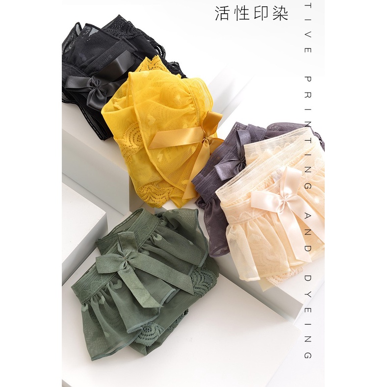 QUẦN LÓT 281 REN BÈO 5 MÀU.