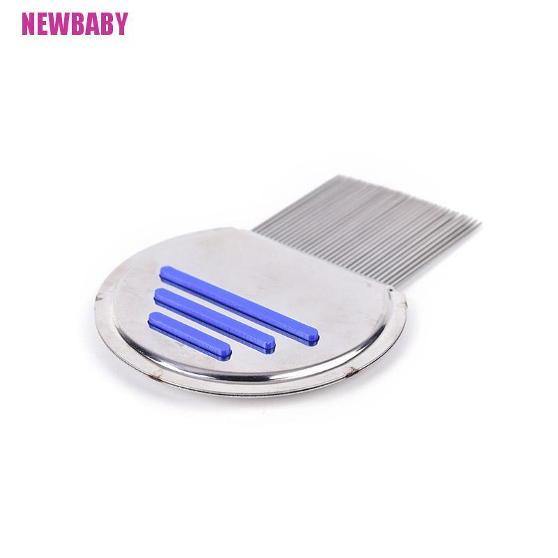 [Neababy] 1 Lược Chải Tóc Bằng Thép Không Gỉ Loại Bỏ Bụi Bẩn