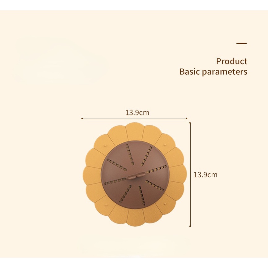 Nắp Đậy Cống Thoát Nước Chống Côn Trùng Chống Mùi Hôi Tiện Dụng Cho Phòng Tắm