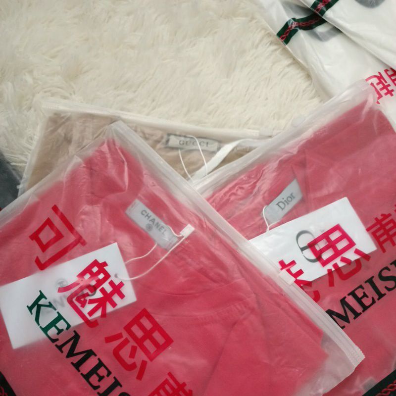 Áo dây giày thật áo đôi áo phông rộng form giấu quần áo cặp nam nữ chính hãng GUCCI CHANEL DIOR