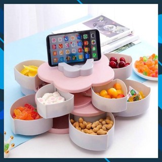 Khay mứt lúa mạch Song Anh, khay mứt tết 2 tầng TẶNG kèm bao lì xì cao cấp