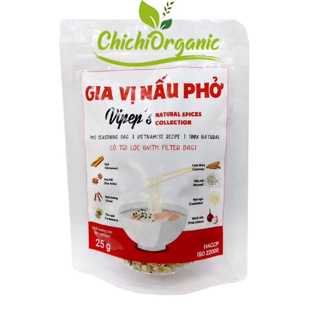 Gia vị nấu phở Vipep dùng nấu phở bò, phở gà và bún bò