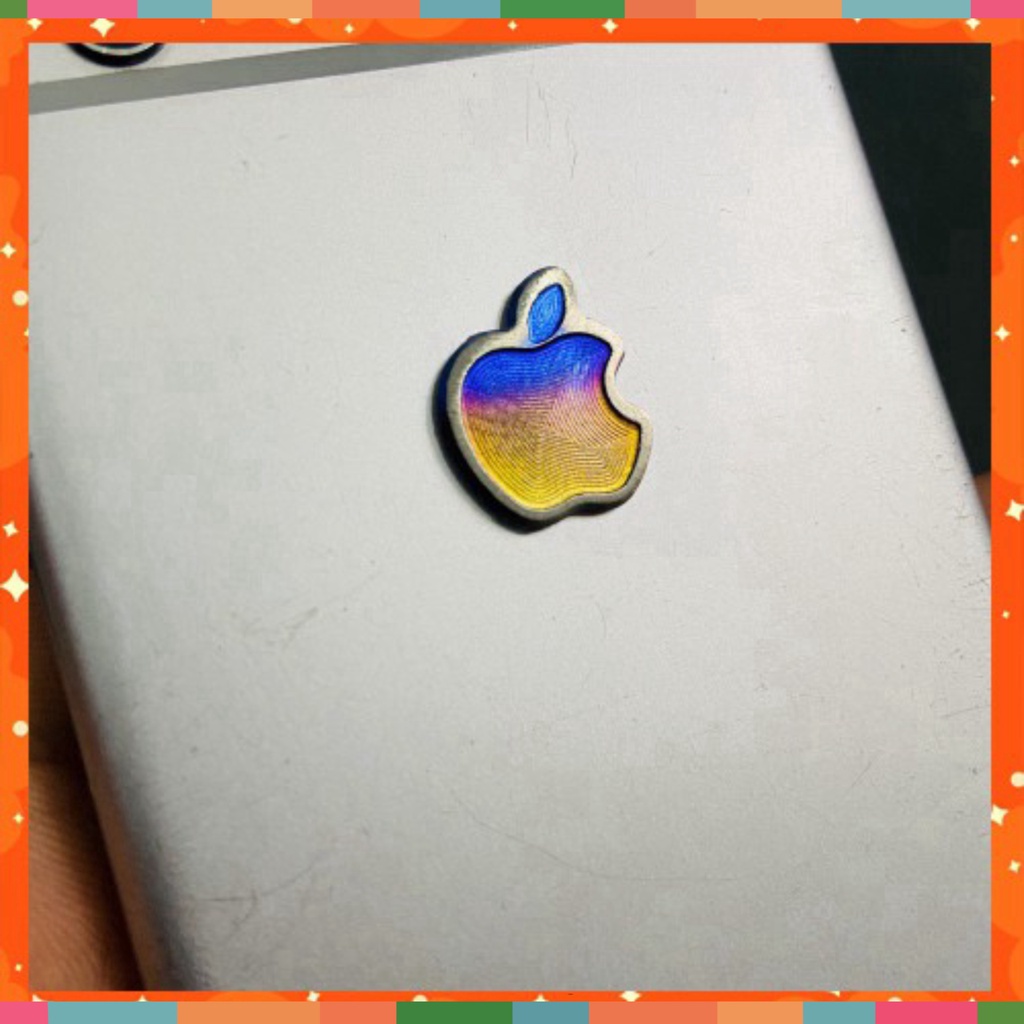 TEM TITAN,TEM HUY HIỆU LOGO HÌNH TRÁI TÁO KHUYẾT DÁN TRANG TRÍ XE,ĐIỆN THOẠI,LAPTOP (TITAN)