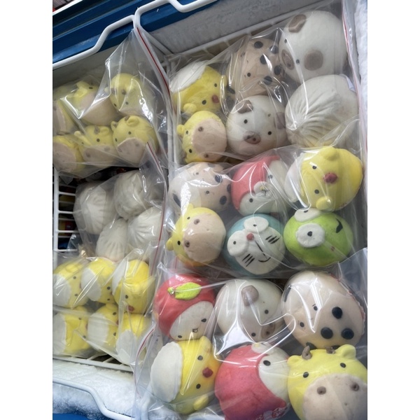 BÁNH BAO TẠO HÌNH NHÂN NGỌT CÁC LOẠI 80gam - Siêu Đáng Yêu