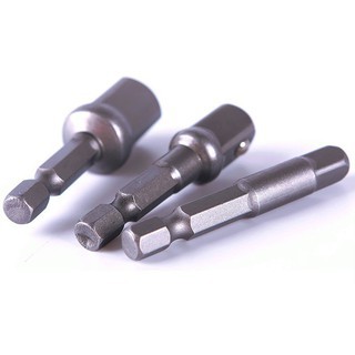 Bộ 3 đầu chuyển cho máy bắn vít  1/4 3/8 1/2