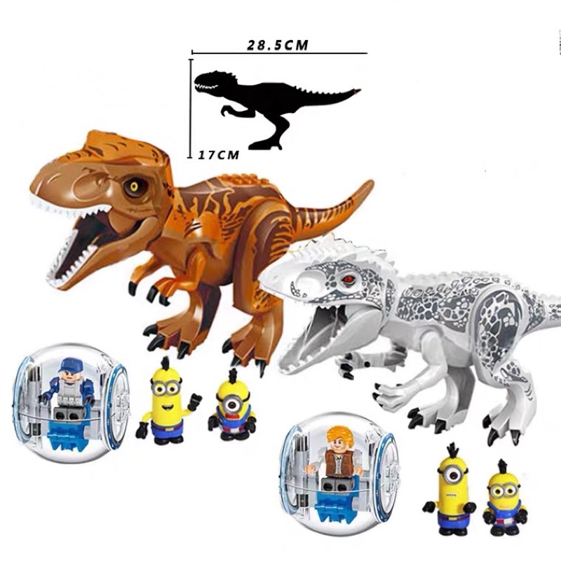 Đồ chơi Lego khủng long Lắp ghép Xếp hình Dinosaur - Mô hình lắp ráp siêu khủng long Carnotaurus Jurassic World