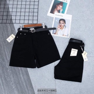 Quần short đùi lưng cao