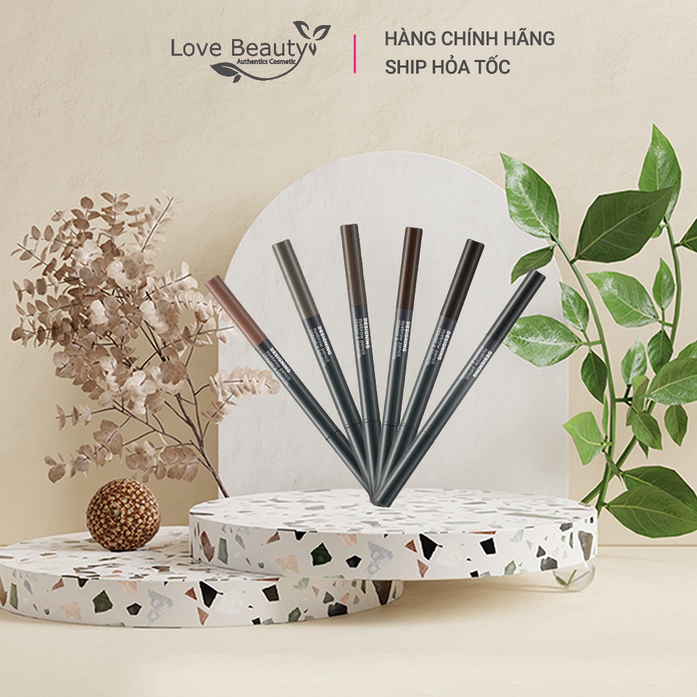 Chì Kẻ Mày 2 Đầu Chống Thấm Nước, Không Lem, Lâu Trôi