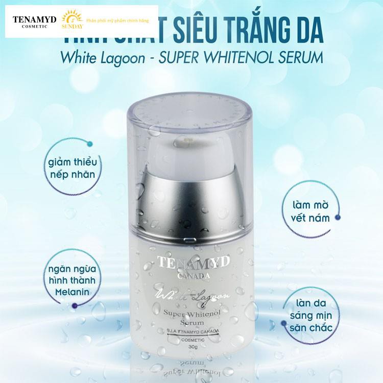 Tinh chất siêu trắng da mờ nám- Tenamyd- SUPER WHITENOL SERUM 30g