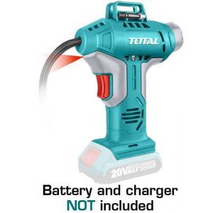 Máy bơm hơi tự động dùng pin 20V Total TACLI2001 - Tuỳ chọn pin 2Ah và 4Ah