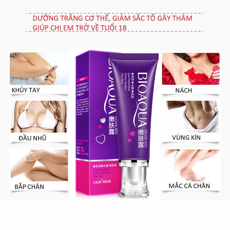 Gel Làm Trắng Vùng Da Dưới Cánh Tay / Môi / Nhũ Hoa BIOAQUA