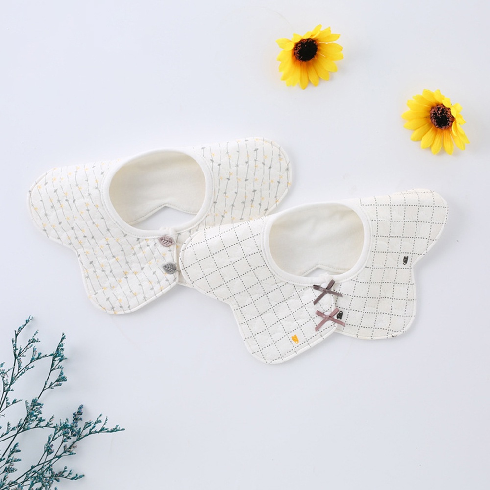 Yếm tròn xoay cotton nguyên chất cho bé với nhiều họa tiết dễ thương