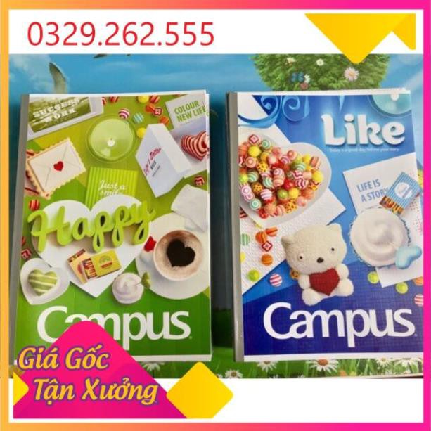 [Mã LIFEBOOK2 giảm 10% đơn 0Đ] (Sale Khủng) Vở kẻ ngang Campus Gift 80 trang hàng chuẩn