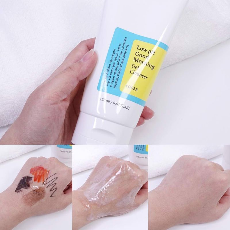 【Từ tp Hồ Chí Minh gửi hàng】Sữa rửa mặt cosrx low ph good morning gel cleanser 150ml Làm sạch da mặt, chiết xuất trà xanh độ ph thấp