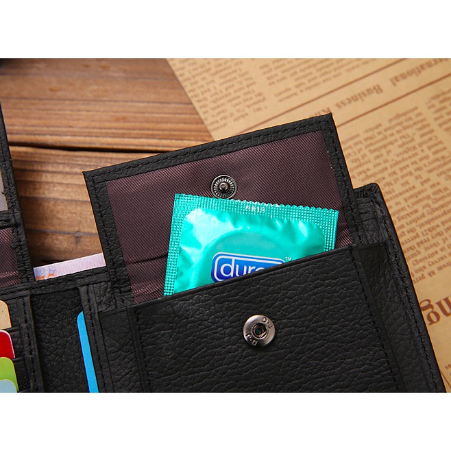 (ẢNH + VIDEO THẬT) Ví nam da đẹp chất, kiểu dáng thời trang hàn quốc VN591