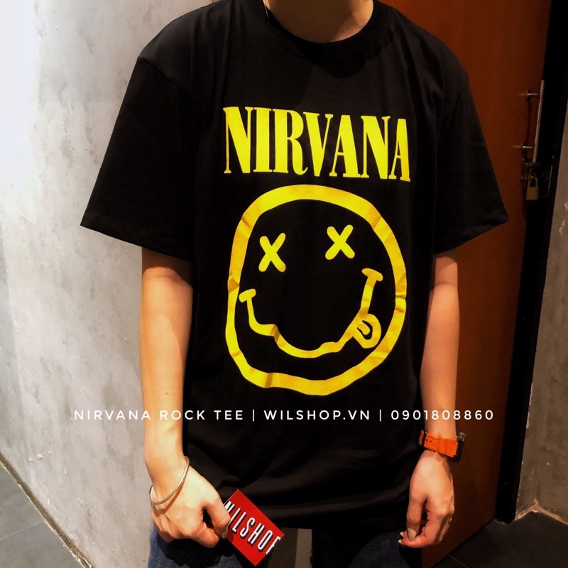 (M, L, XL) ÁO NIRVANA NEVERMIND - ROCK BAND TEE - ÁO THUN ÁO PHÔNG NHẠC ROCK UNISEX | BigBuy360 - bigbuy360.vn