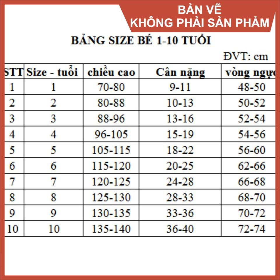 Rập áo dài cách tân cho bé giấy A0 (Bản vẽ)