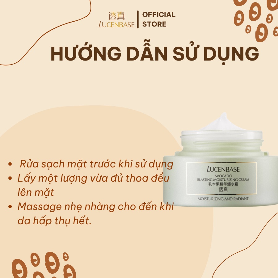 Kem bơ Lucenbase chính hãng 50g