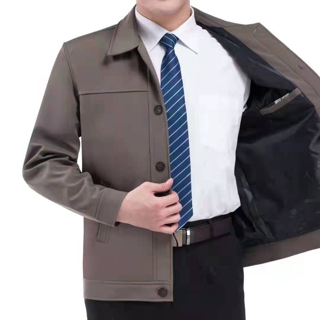 Áo Khoác Thiết Kế Mới Kiểu Dáng Đơn Giản Thời Trang Mùa Xuân Thu Dành Cho Người Trung Niên Từ 30-50 Tuổi