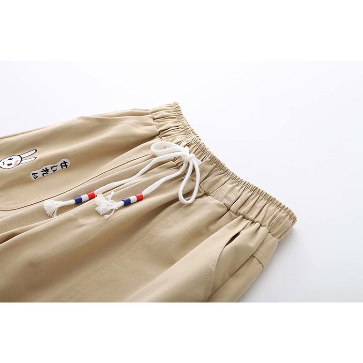 Quần Kaki Nữ Lưng Thun Thêu Thỏ 175 | BigBuy360 - bigbuy360.vn