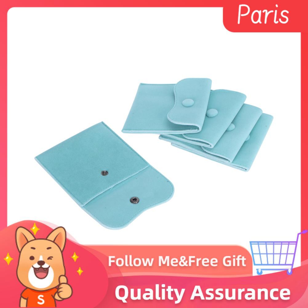 Bộ 5 Túi Nhung Nhỏ Đựng Trang Sức 10x10cm
