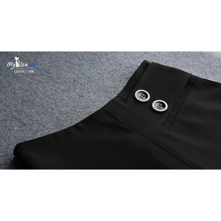 Quần ống rộng nữ công sở, quần ống rộng giả váy 2 cúc trước sang chảnh Q3039- HÀNG CAO CẤP | BigBuy360 - bigbuy360.vn