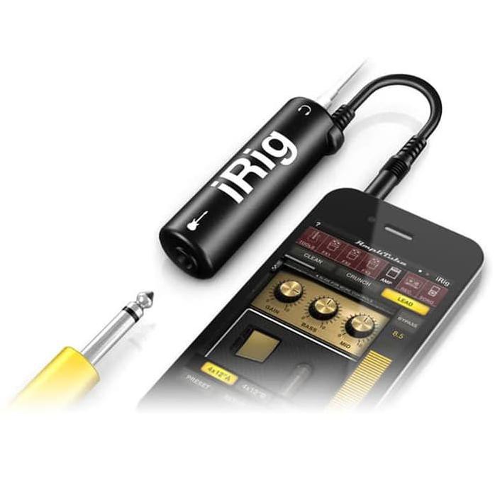 Irig Amplitube Giao Diện Đàn Guitar Cho Iphone Đen