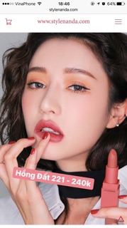 🍅[MỞ ORDER TIẾP ĐỢT MỚI]🍊 SON 3CE MOOD RECIPE 2017