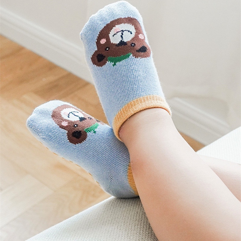 Vớ Chống Trượt Họa Tiết Hoạt Hình Thời Trang Mùa Thu 2022 Cho Bé