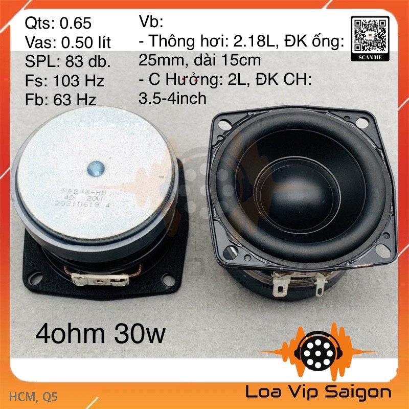 [SIÊu PHẨM] Mid Bass 2.75inch House Of Marley, bass siêu mạnh, mid chảy mỡ (3inch, 4ohm 20-25w)